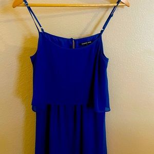 Gianni Bini blue spaghetti strap dress